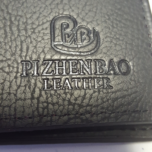 New Pizhenbao black Wallet bi- fold - Picture 6 of 6